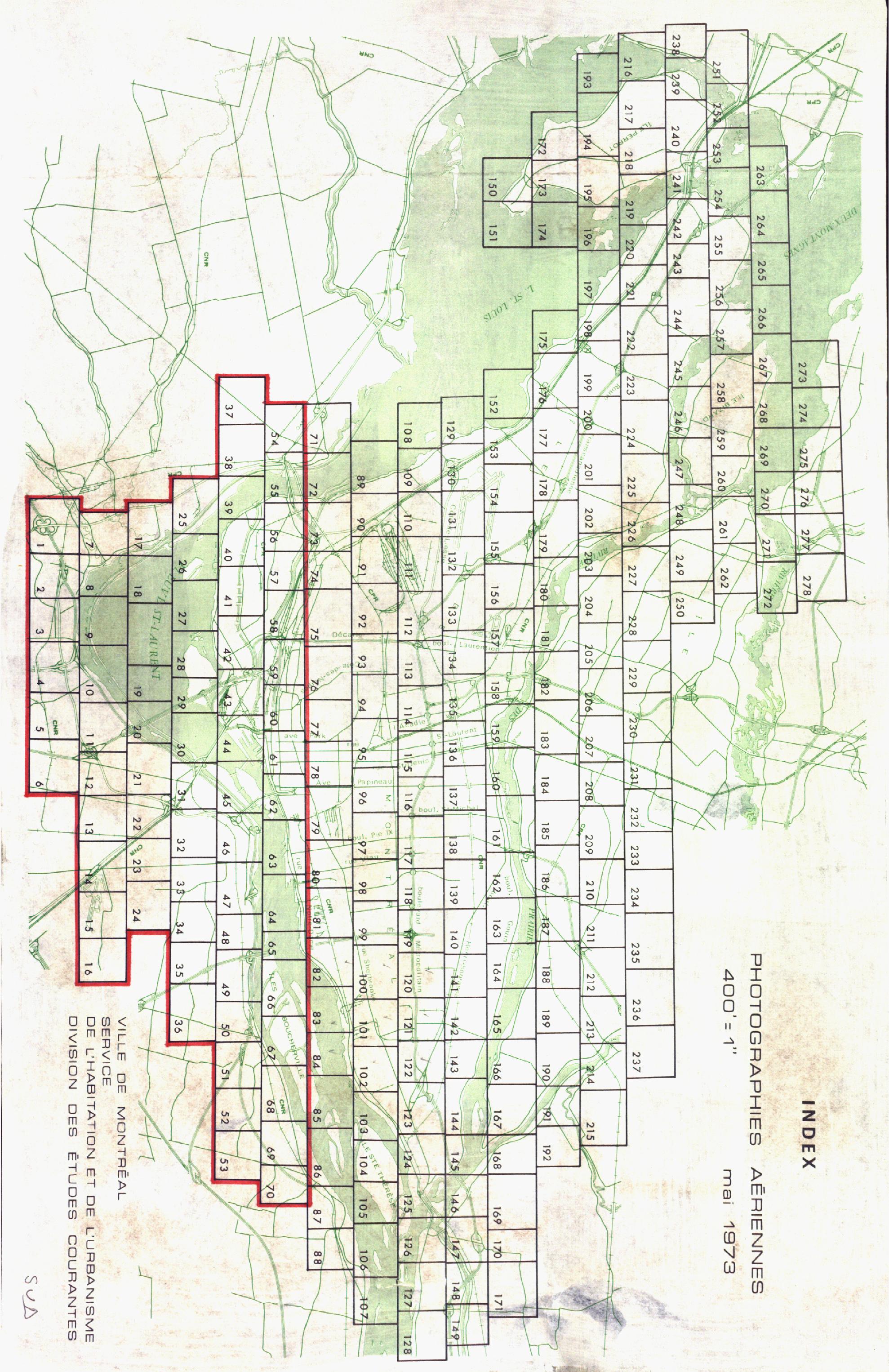 Aerial Index Map